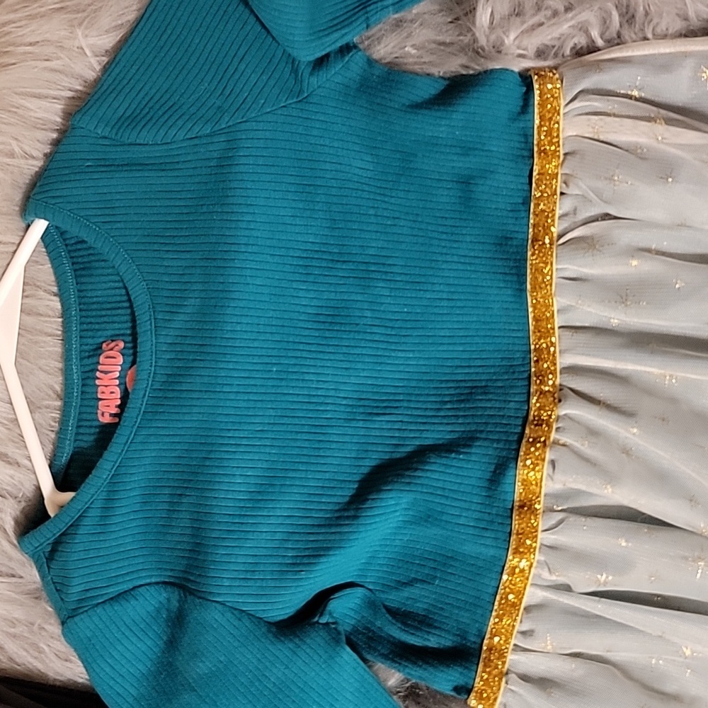 Fabkids Green Dress